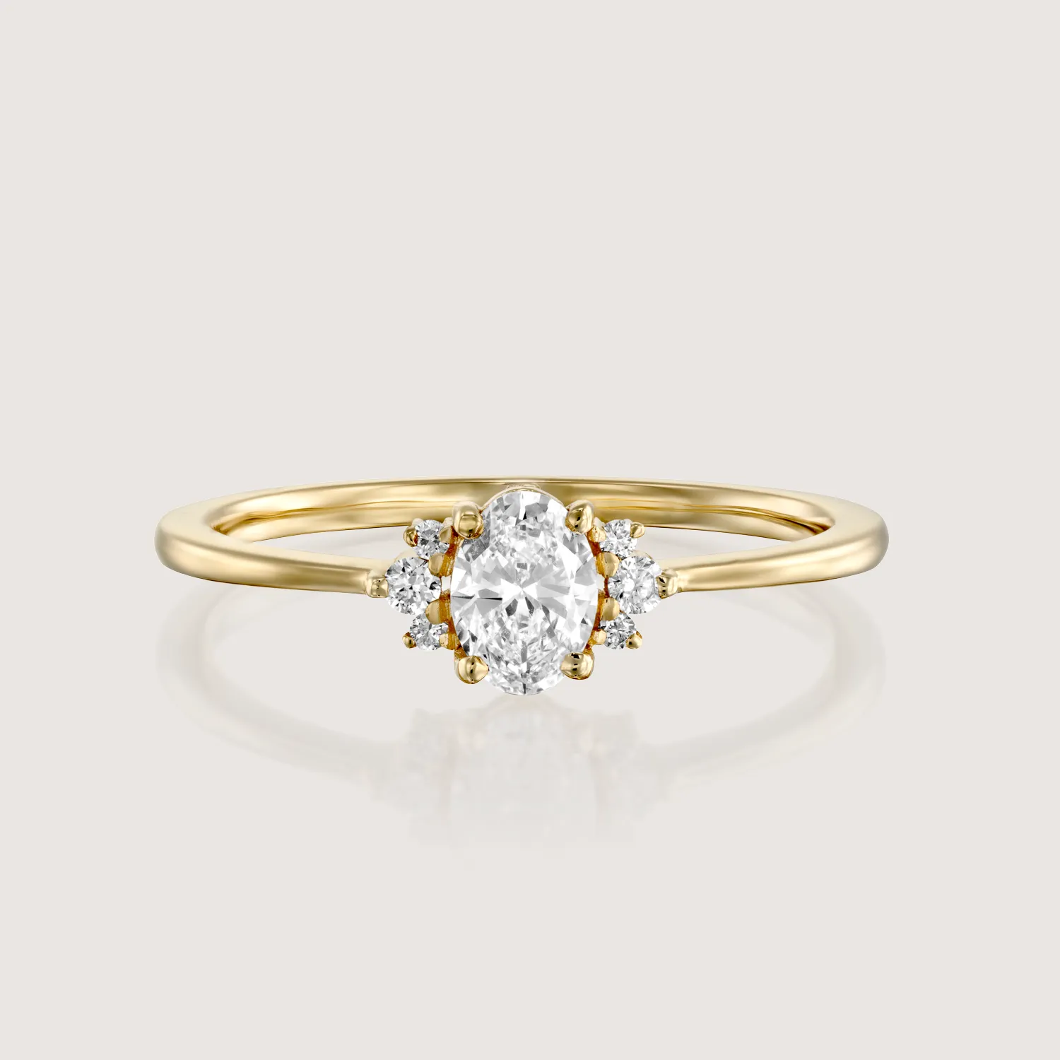 Ella Ring White Diamonds