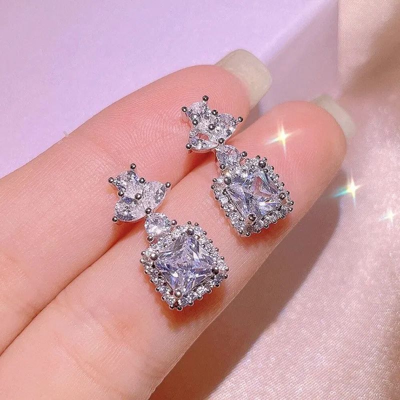 Exquisite Bright Fashion Micro Set Zircon Jewelry Set