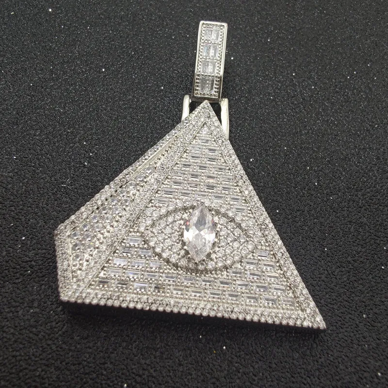 Eye of Providence Iced Out Pendant