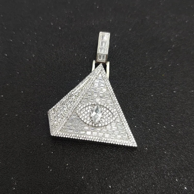 Eye of Providence Iced Out Pendant