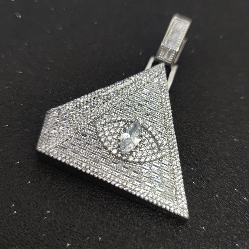 Eye of Providence Iced Out Pendant