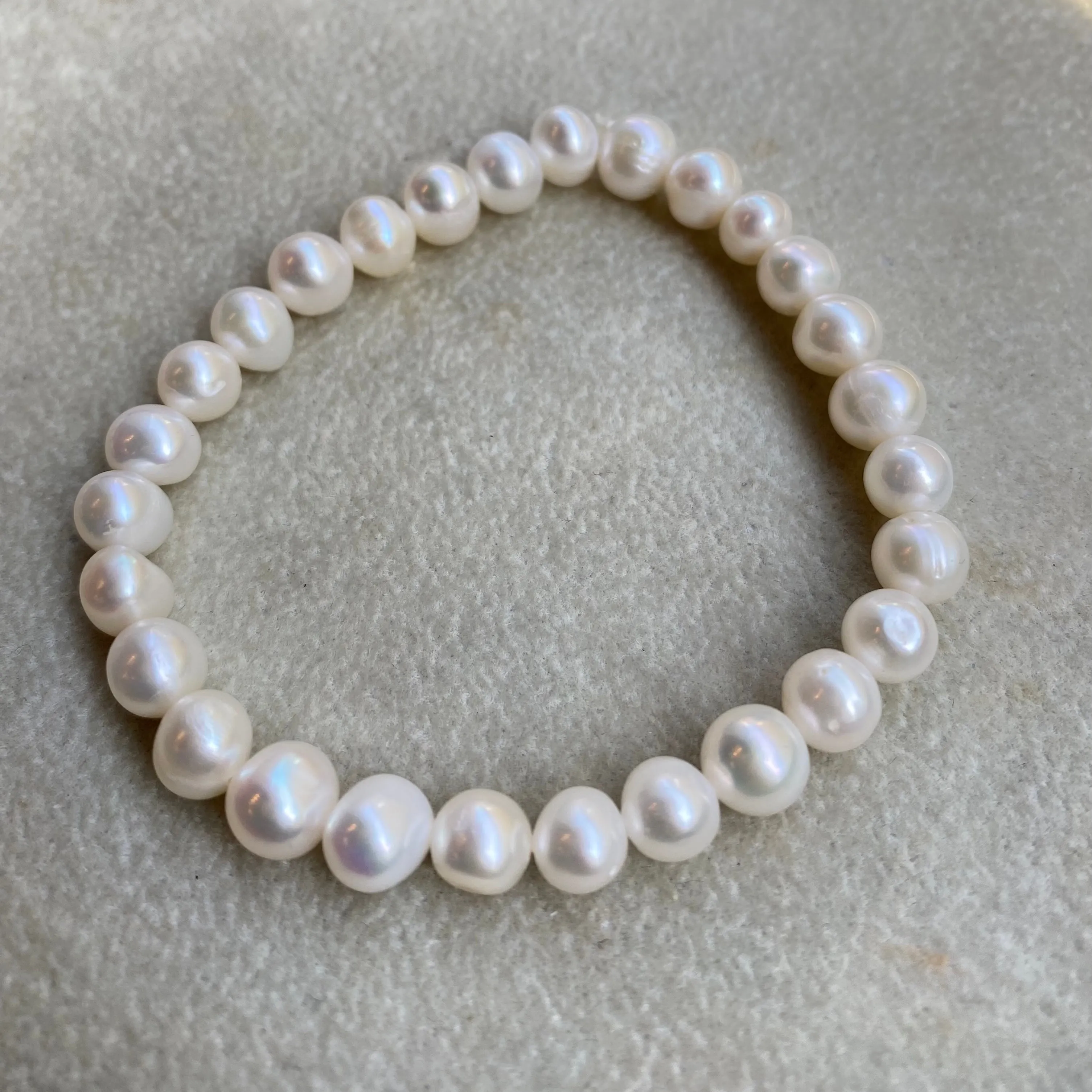 Freshwater Pearl Stretchy Bracelet