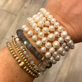 Freshwater Pearl Stretchy Bracelet