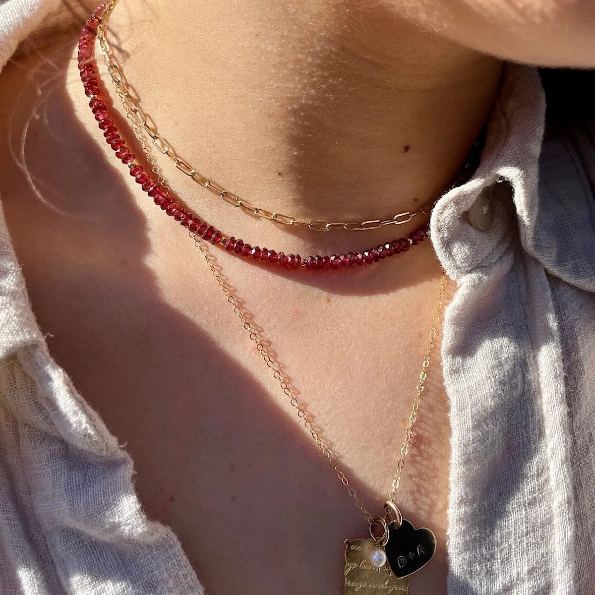 Gemstone Choker Necklace