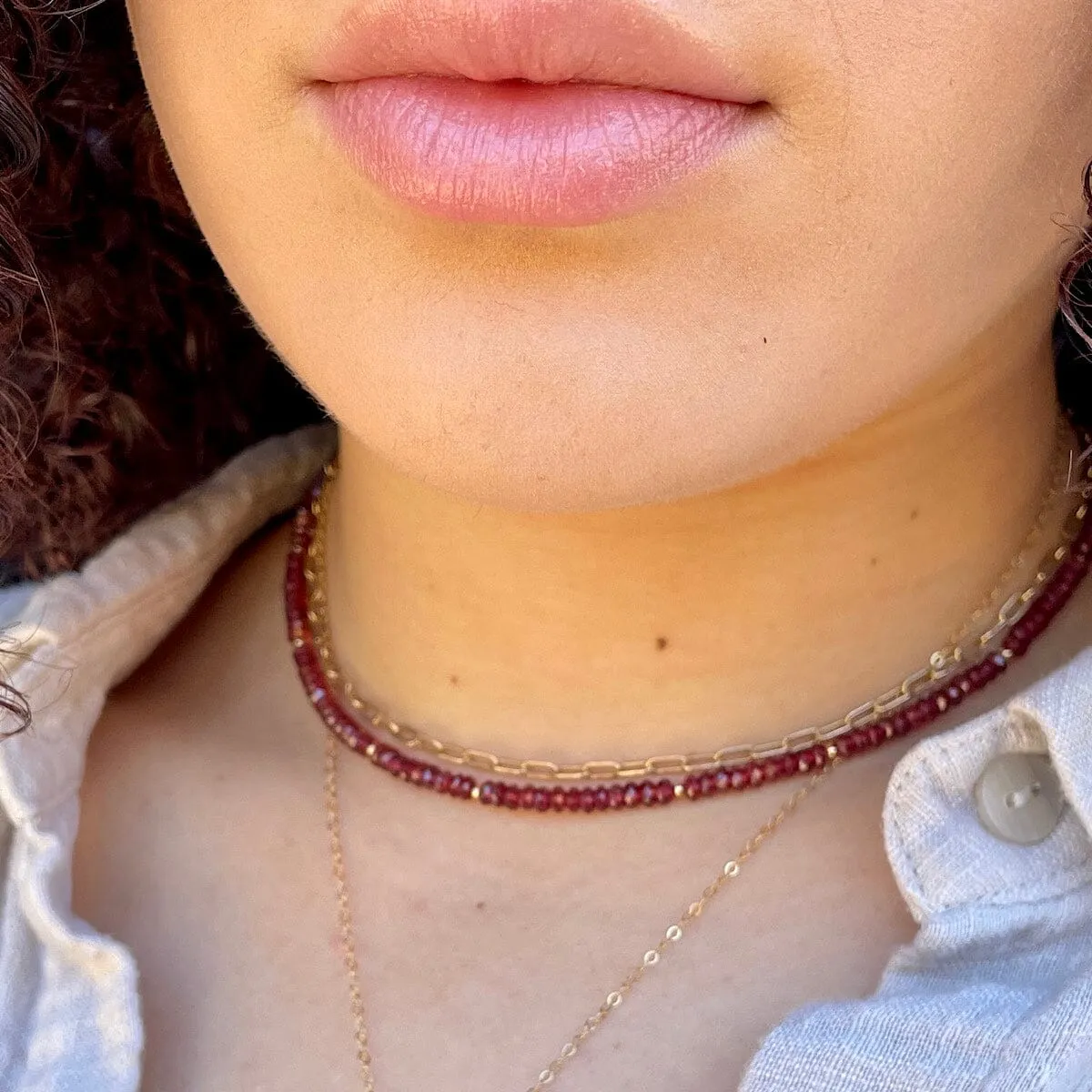 Gemstone Choker Necklace