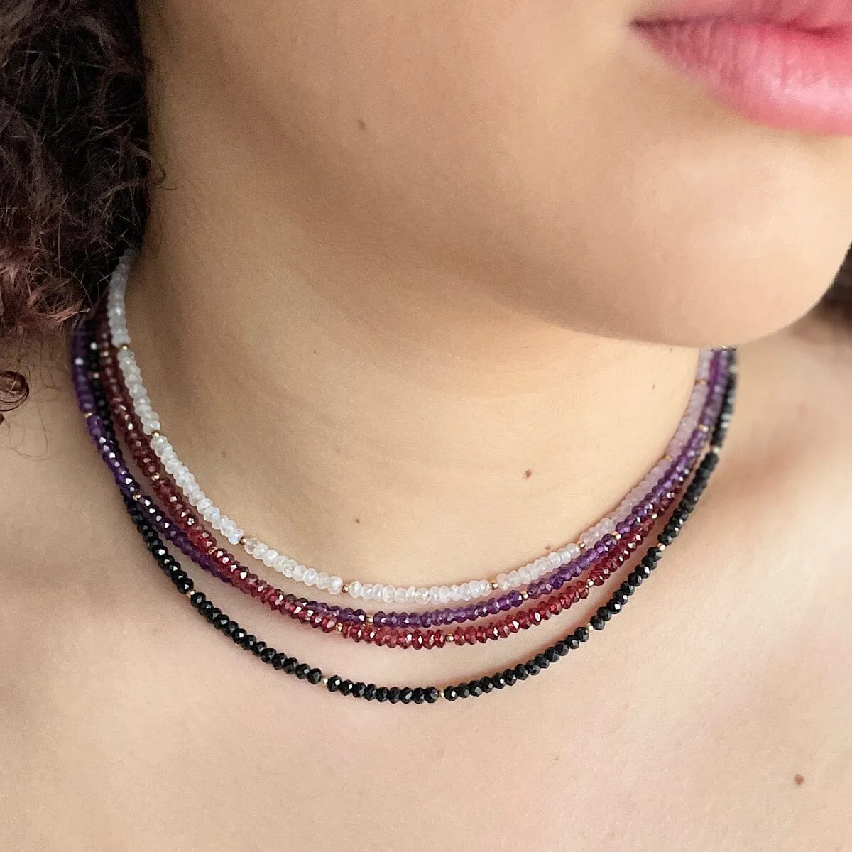 Gemstone Choker Necklace