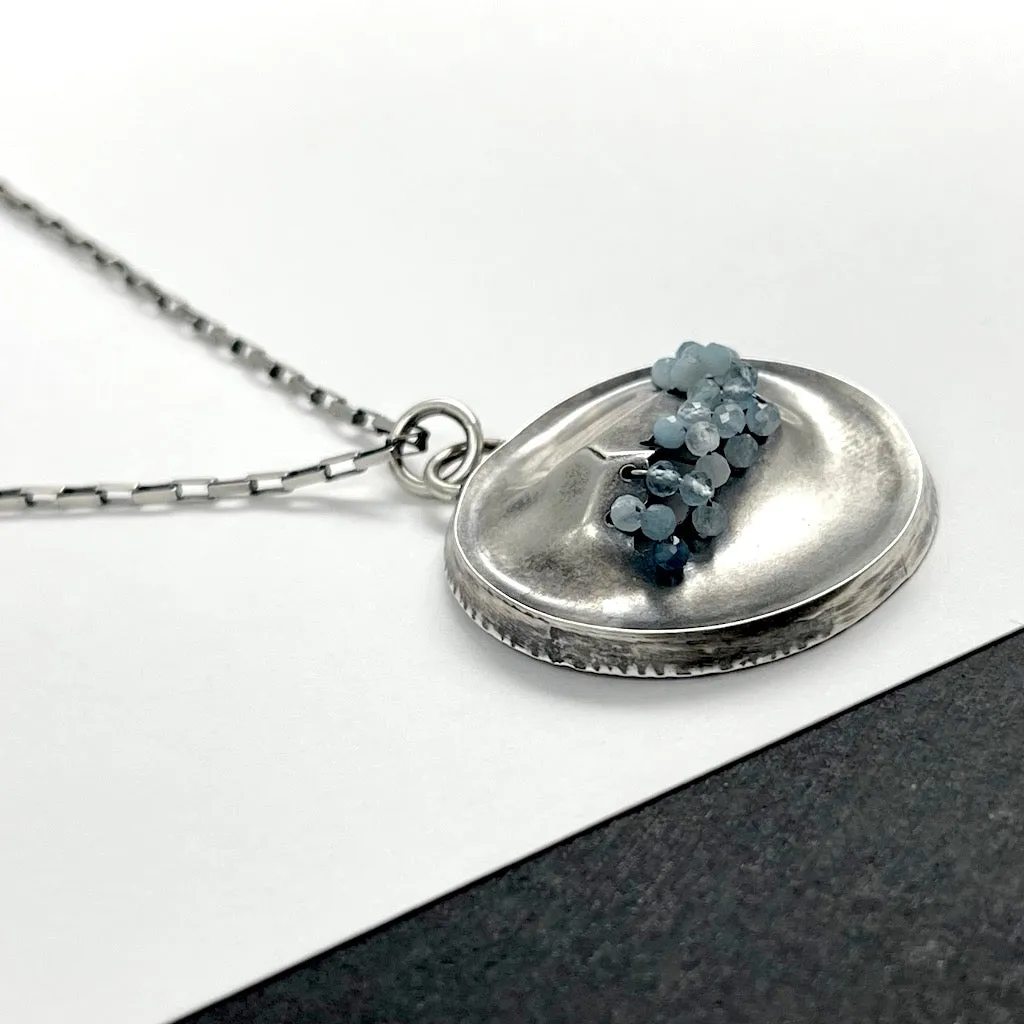 Glaciel Pendant, Aquamarine