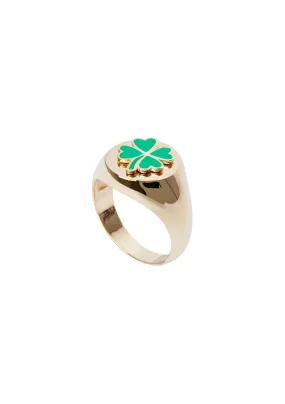 Gold Clover Ring