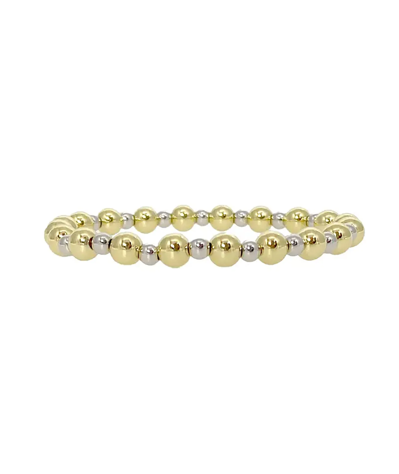 Gold/Silver Mixed Beaded Bracelet