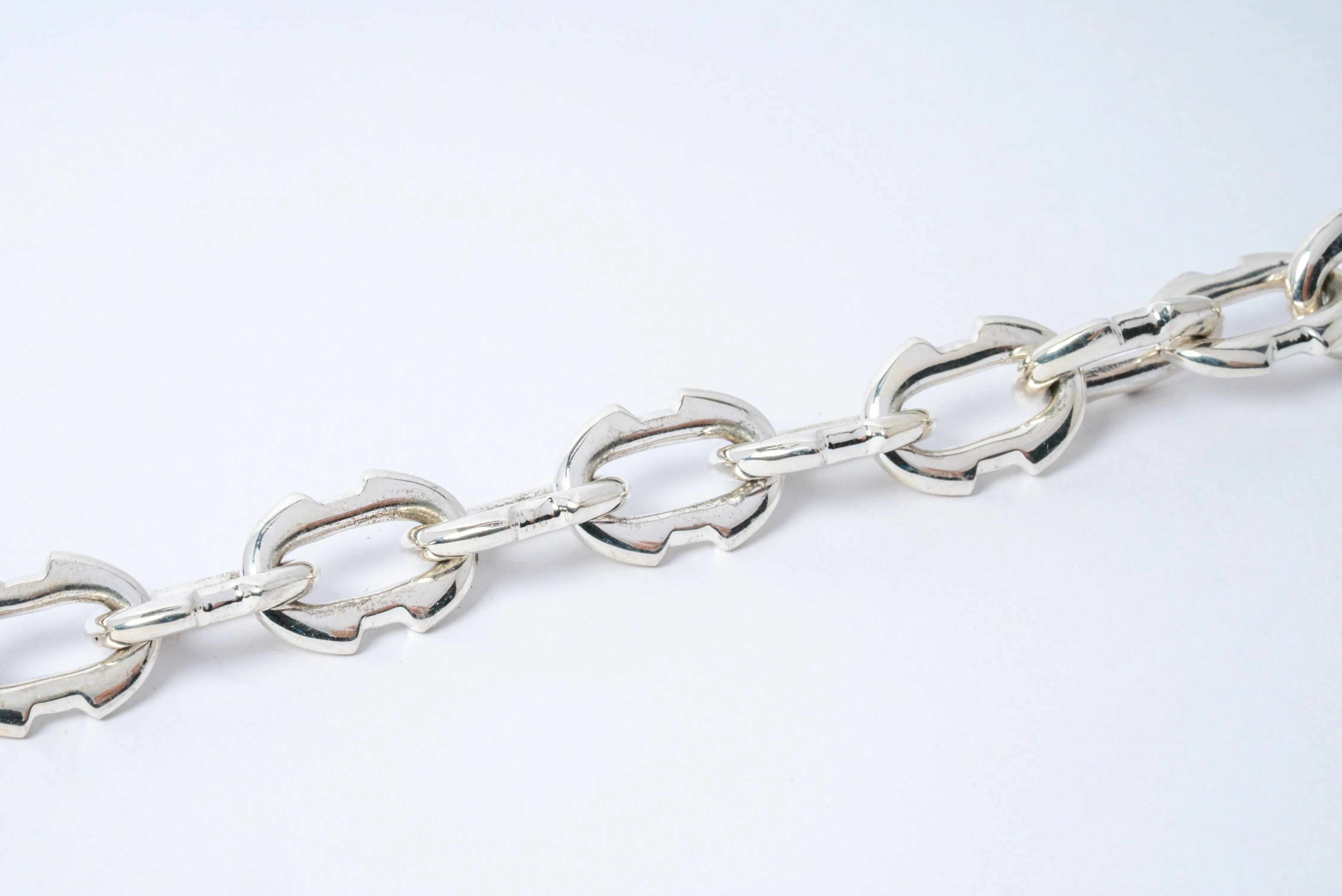 Grade Chain Charm Choker (45cm, Deco Links, With Plus, PA)