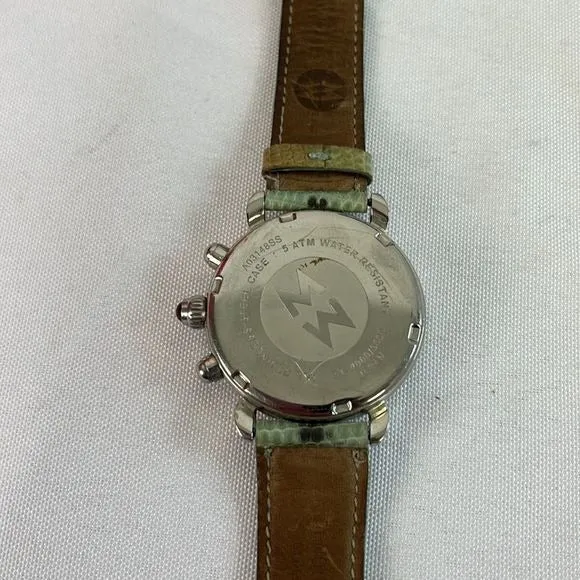 Green Motherof Pearl Face Watch