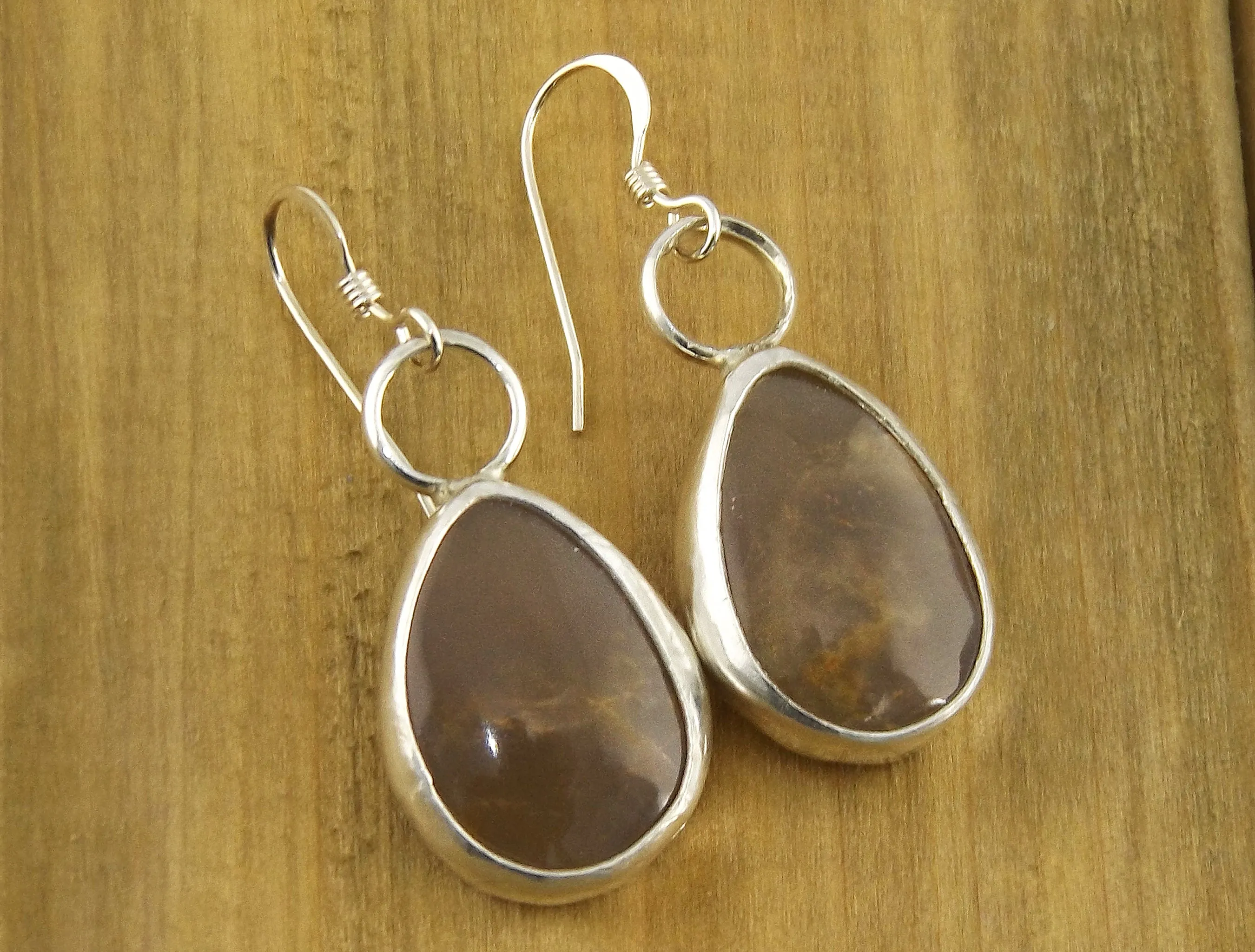 Handmade North Carolina Stone Earrings