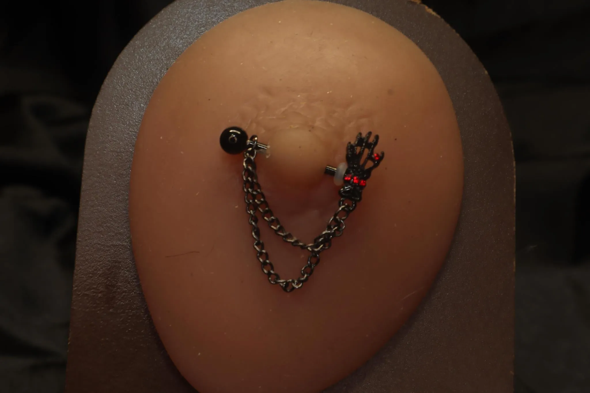 Haunting Hand Nipple Dangler Bar