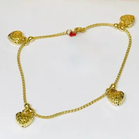 Heart Bracelet 18K Gold