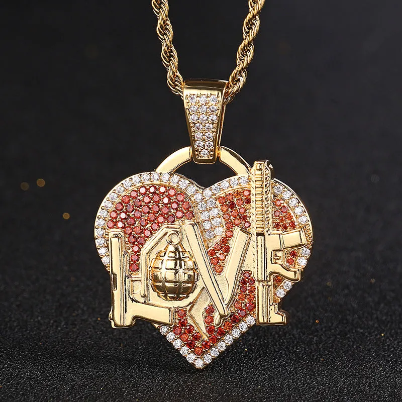 Heart - LOVE Pendant