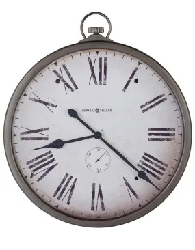 Howard Miller Gallery Pocket Watch Oversized Clock - Distressed White Dial