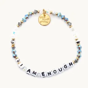 I Am Enough Bracelet in Social Light by Little Words Project