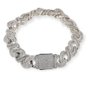 Infinite Eternity Diamond Baguette Bracelet