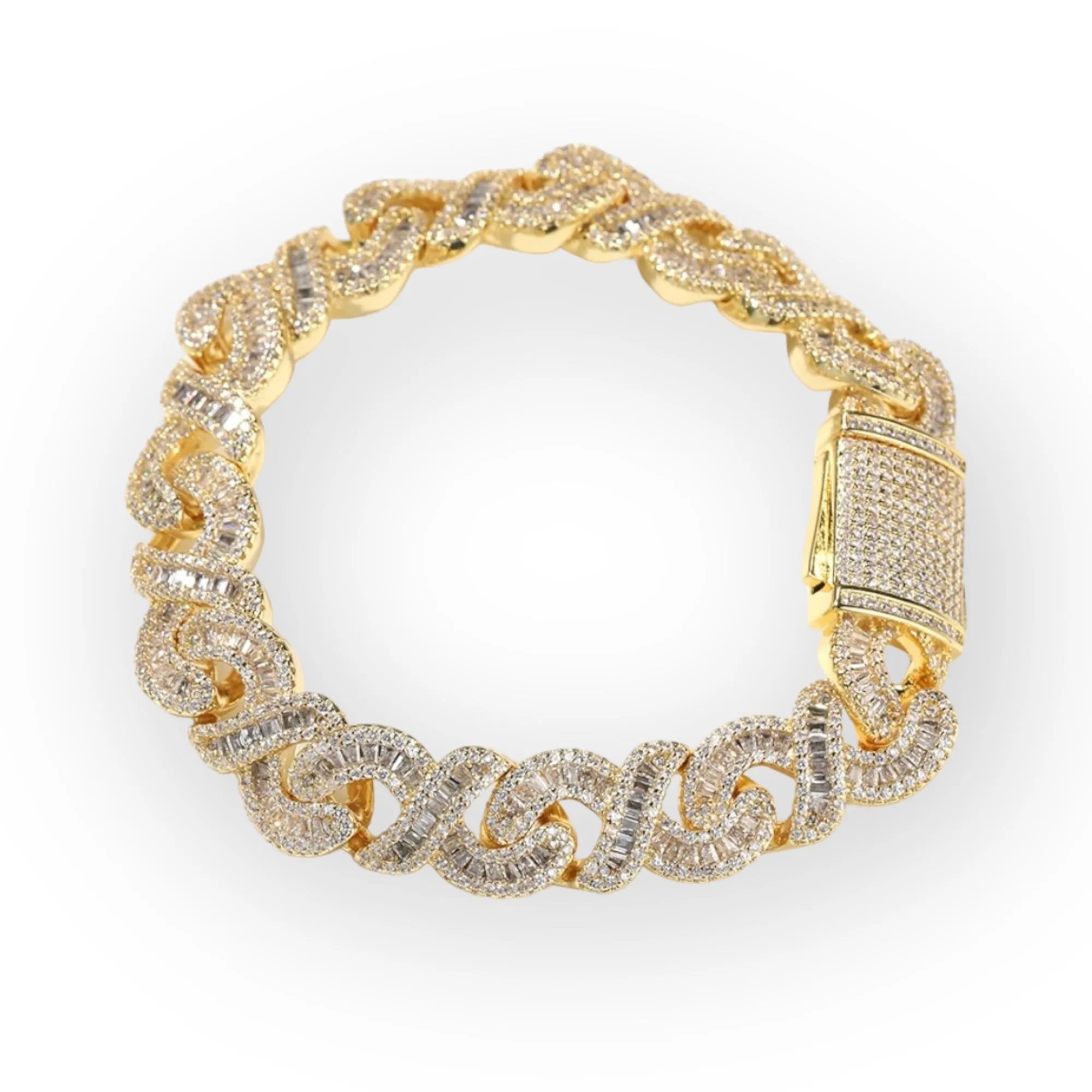 Infinite Eternity Diamond Baguette Bracelet