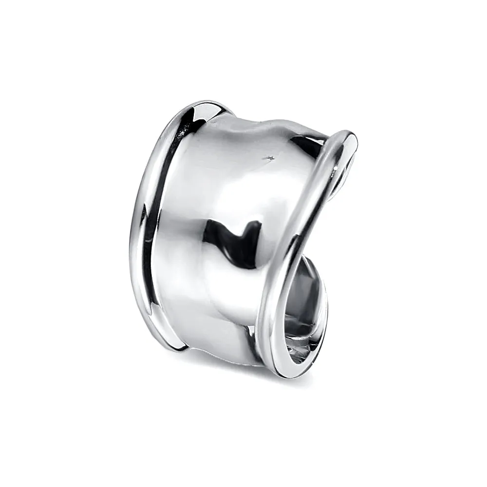 Irregular Bump Silver Band Ring