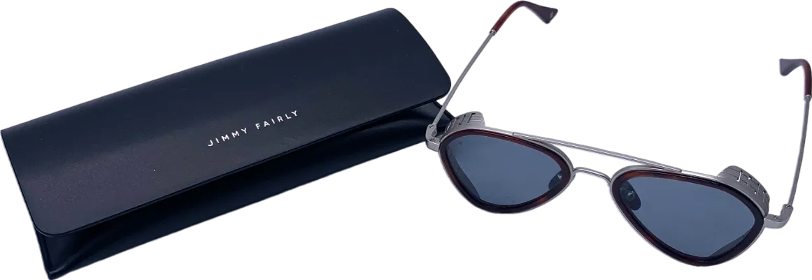 Jimmy Fairly Metallic The Hiro Sunglasses With Case One Size