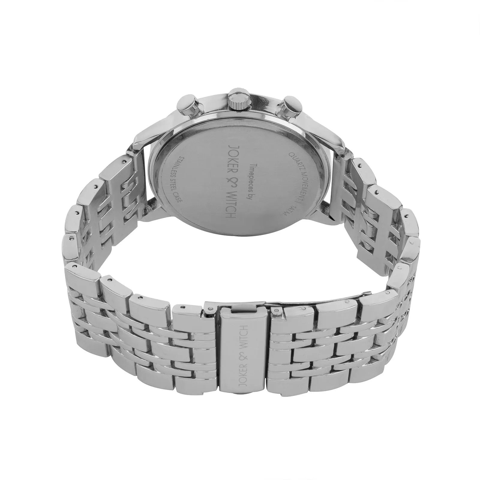 Niko Silver Metallic Strap Watch with Blue Dial – Stylish & Modern Timepiece