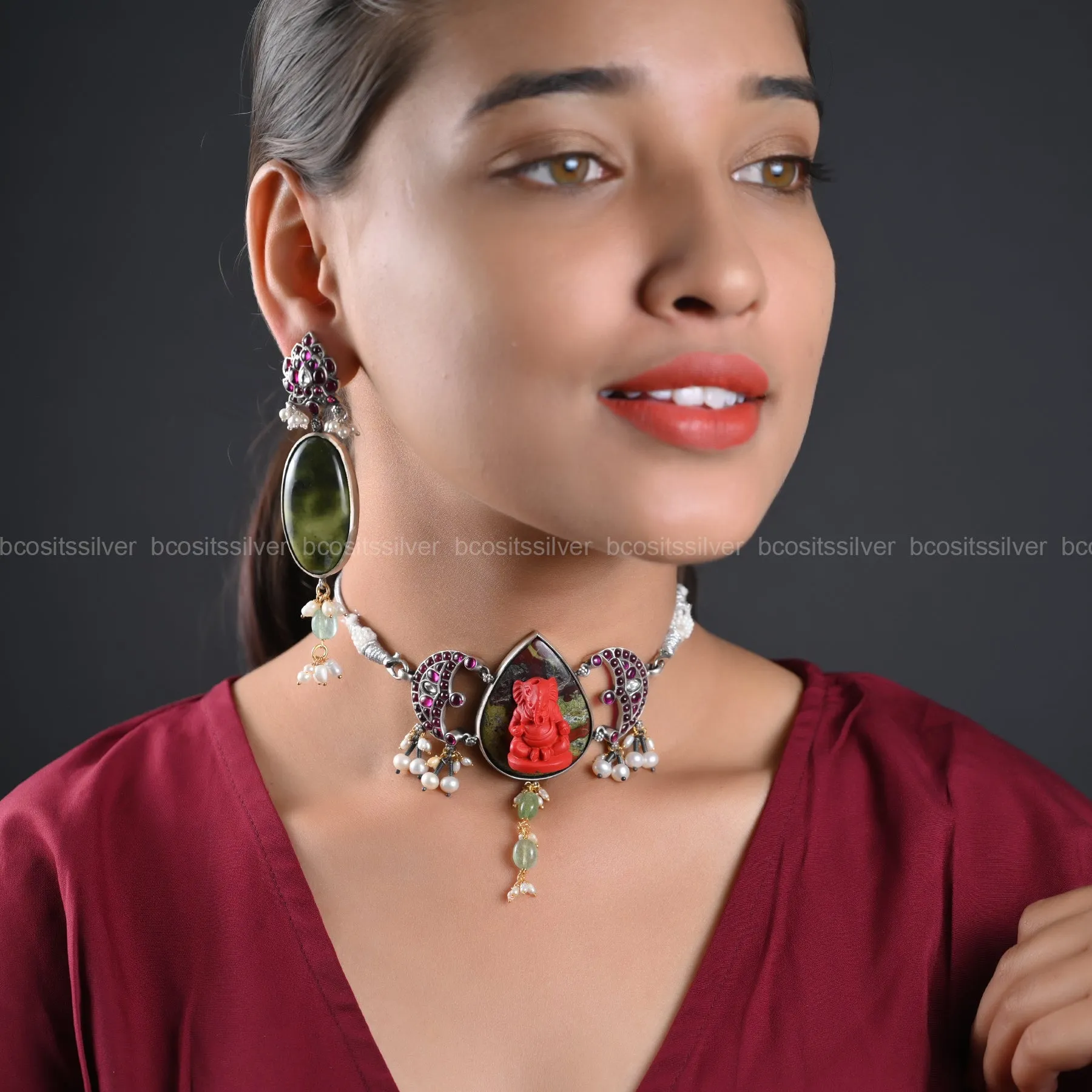 Oxidized Choker - 1195