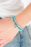 Paparazzi Desert Dove - Blue Bracelet