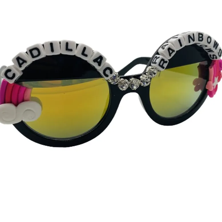 Rad & Refined Cadillac & Rainbows Statement Sunglasses