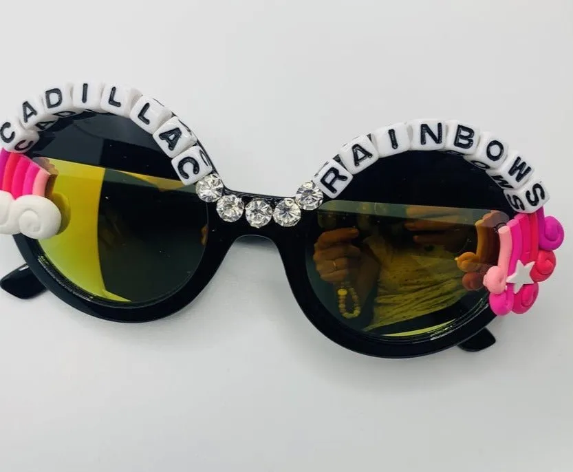 Rad & Refined Cadillac & Rainbows Statement Sunglasses