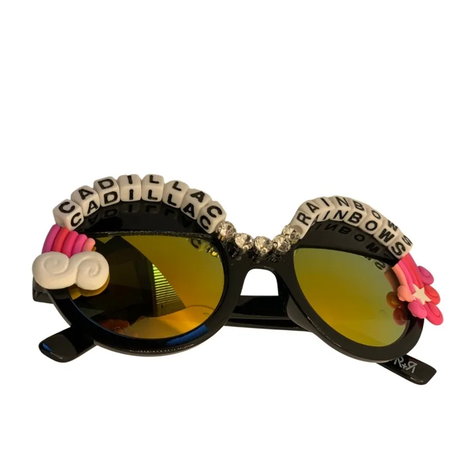 Rad & Refined Cadillac & Rainbows Statement Sunglasses