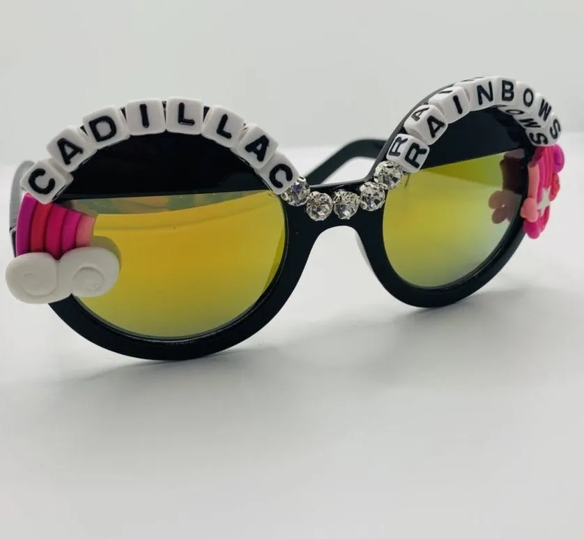 Rad & Refined Cadillac & Rainbows Statement Sunglasses