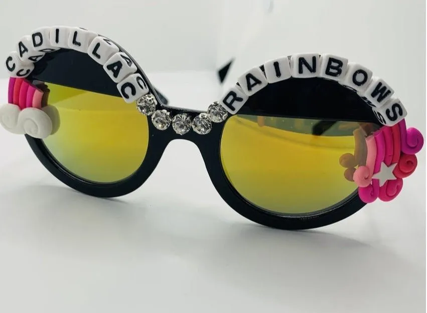 Rad & Refined Cadillac & Rainbows Statement Sunglasses