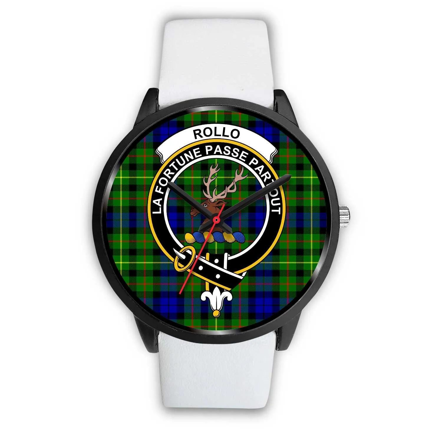 Rollo Clan Badge Tartan Black Watch