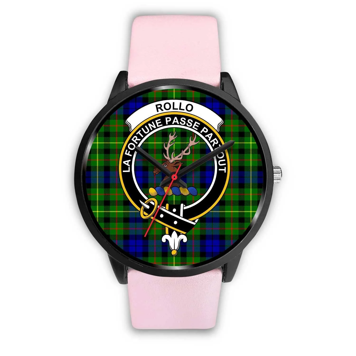 Rollo Clan Badge Tartan Black Watch