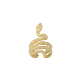 Serpentine Ring  | Gold-plated