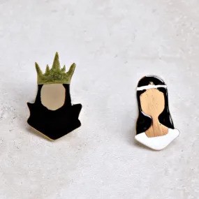 Snow White and the Wicked Queen Earrings