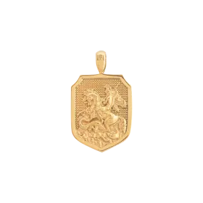 St. George Pendant - Gold