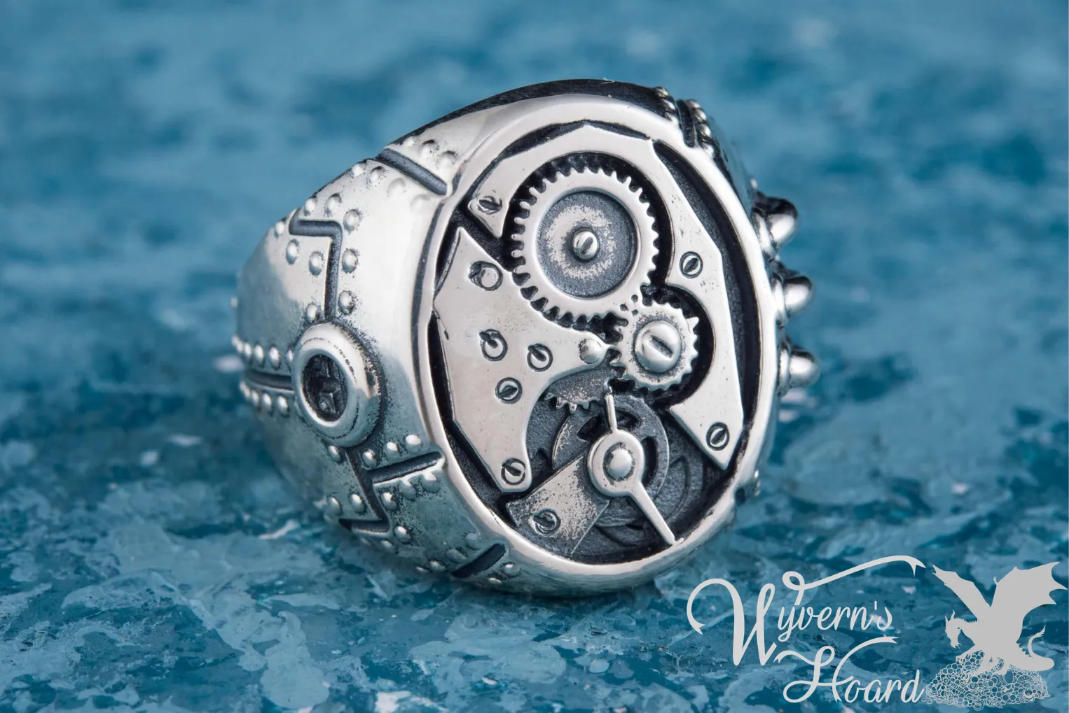 Steampunk Sterling Silver Ring