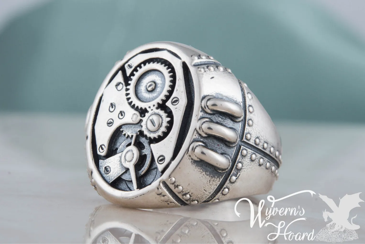 Steampunk Sterling Silver Ring