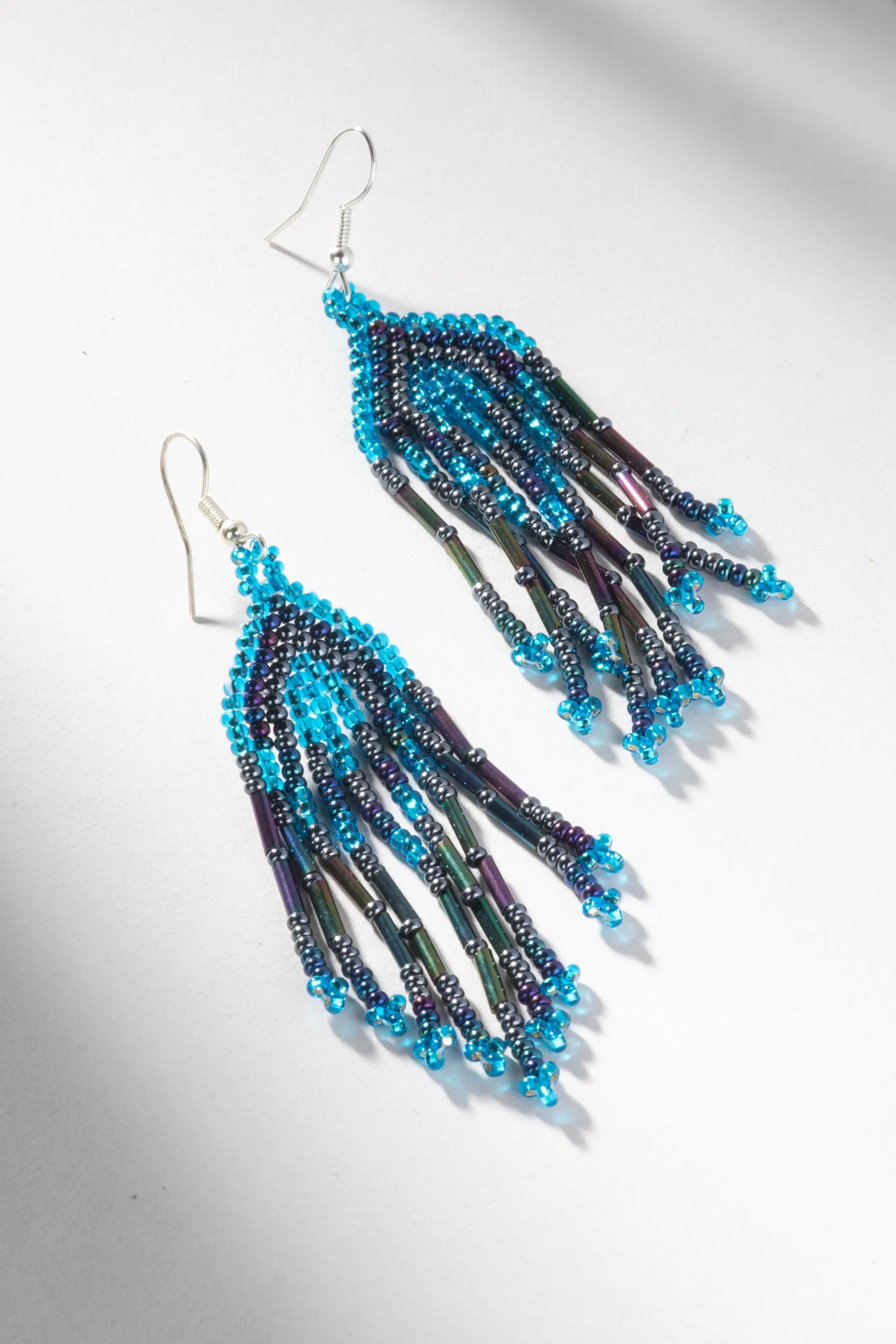 Tara Tz'utujil Beaded Dangle Earrings