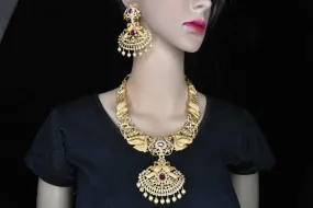 Traditional Pachi Bridal Haar By Asp Fashion Jewellery