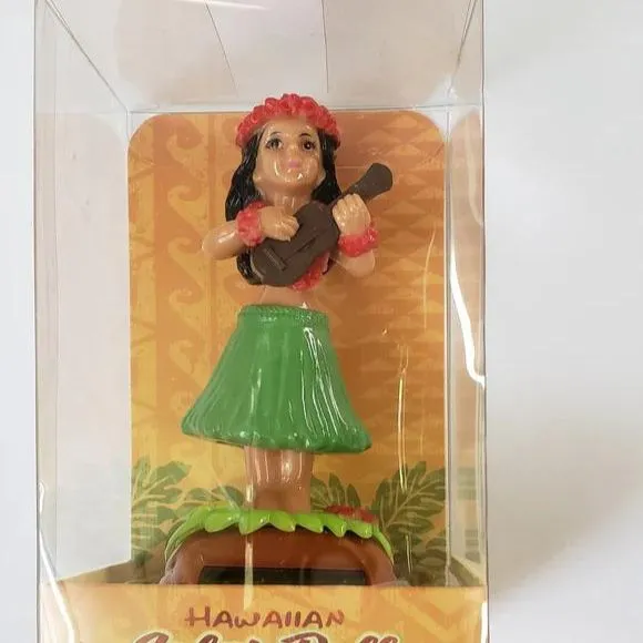 Ukulele Wahine Dashboard Doll