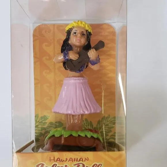 Ukulele Wahine Dashboard Doll