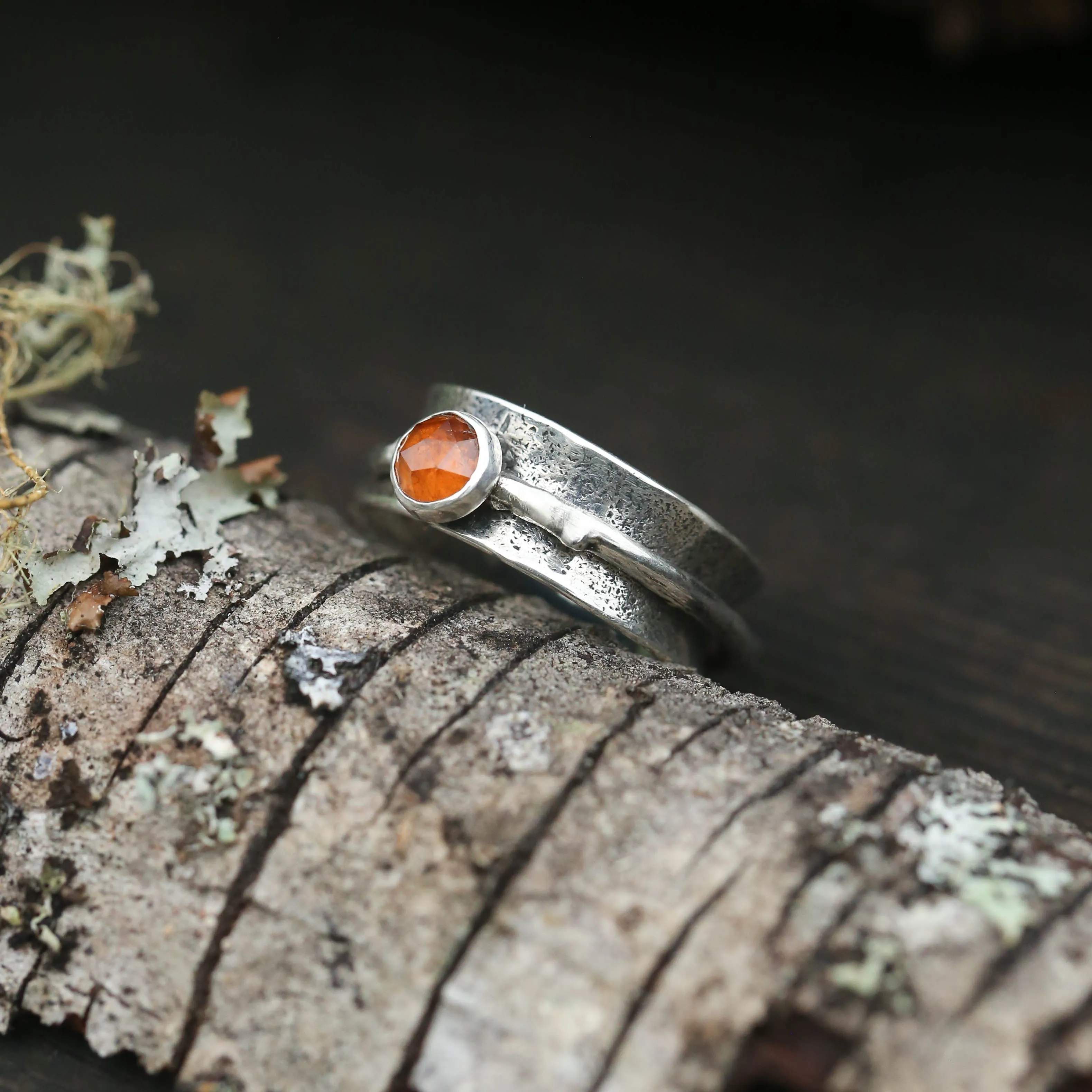 Woodland Twig Spinner Rings