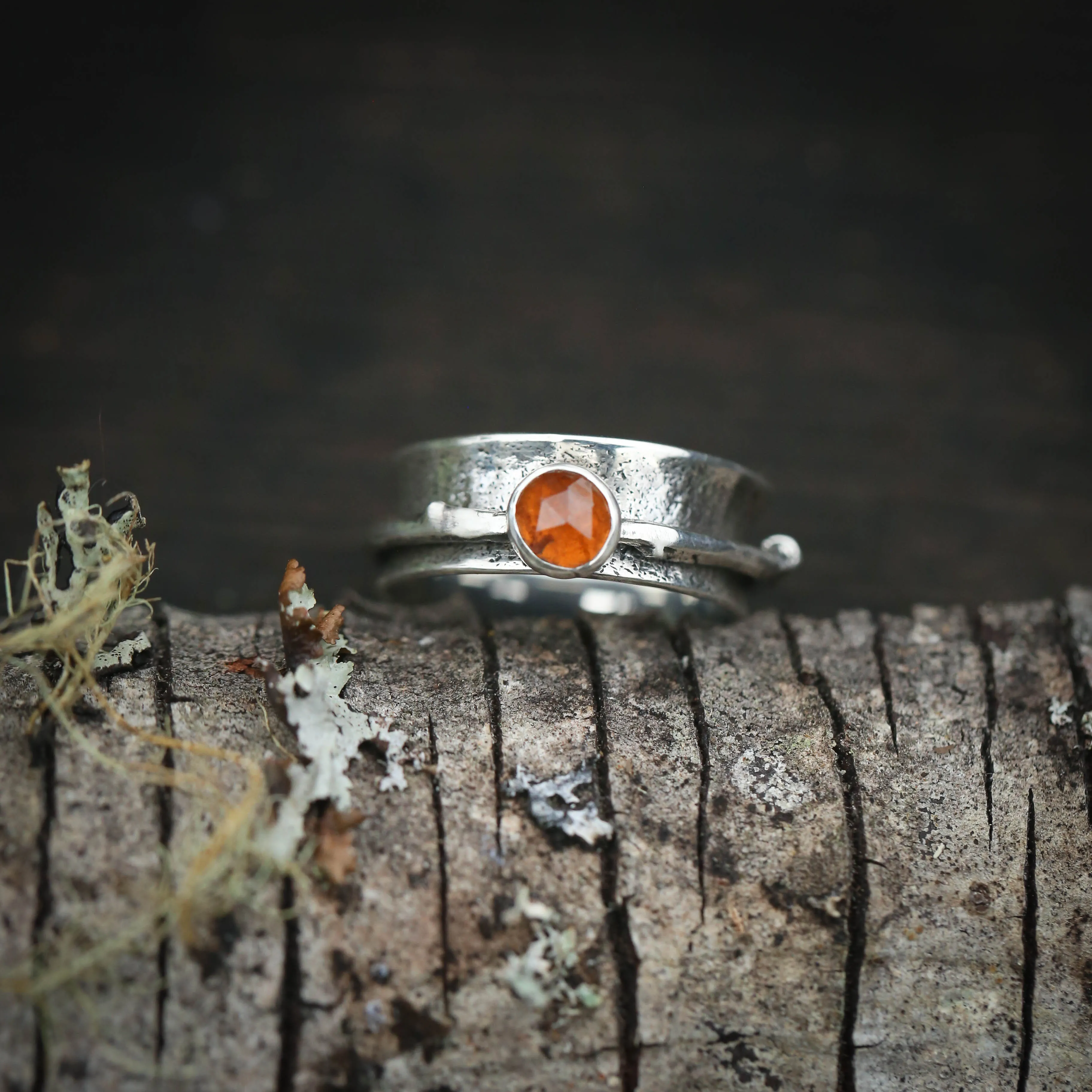 Woodland Twig Spinner Rings