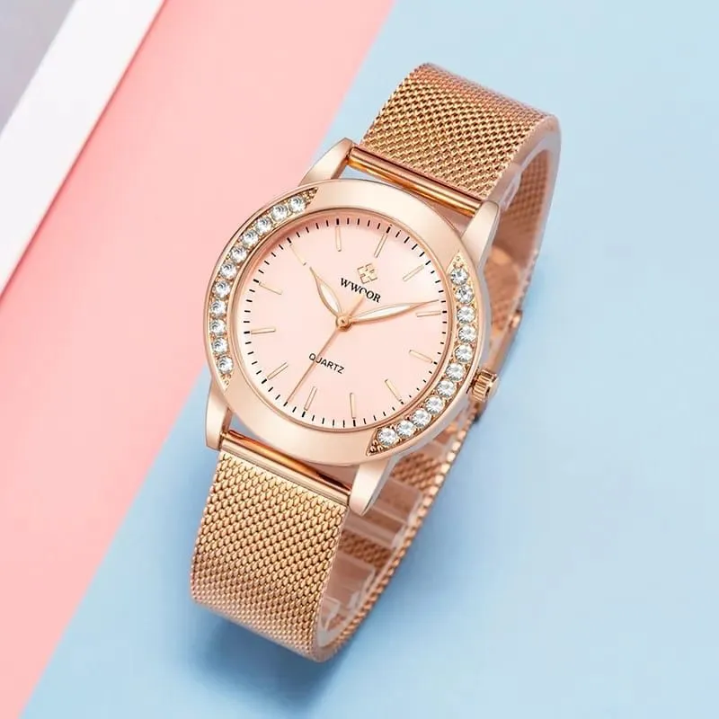 WWOOR LADIES WATCH - Rose Gold