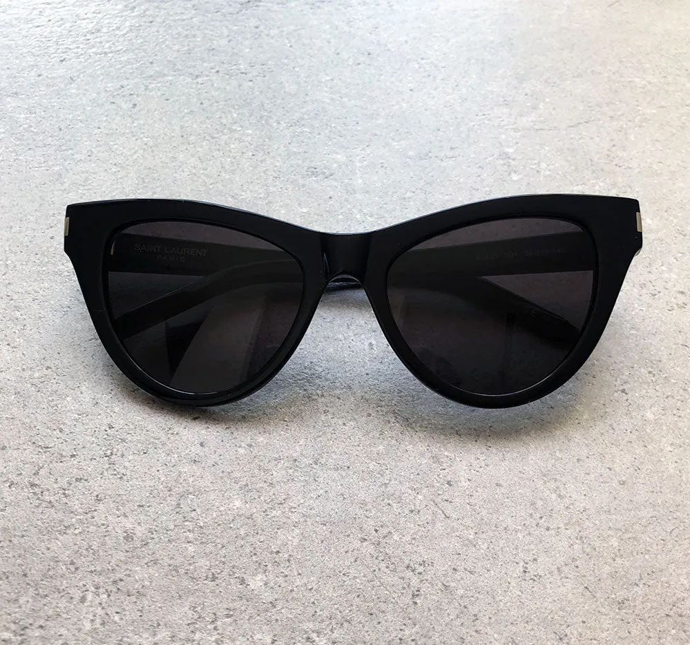 YSL SL425 Sunglasses, Black