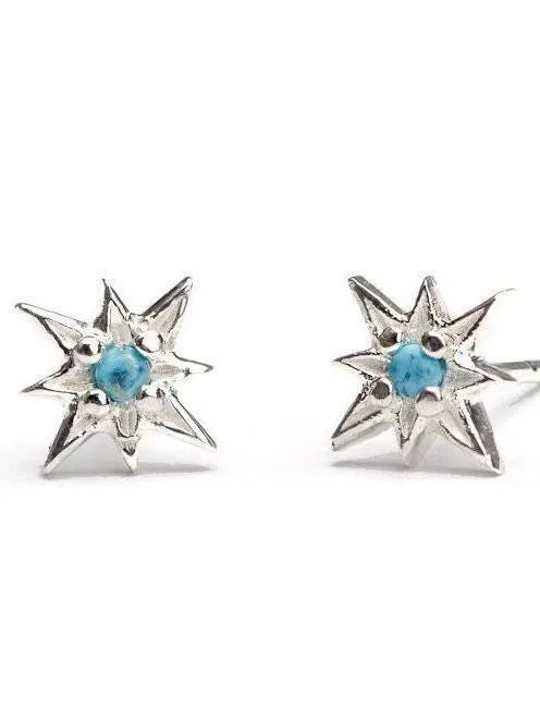 Zelma Turquoise Stud Earrings